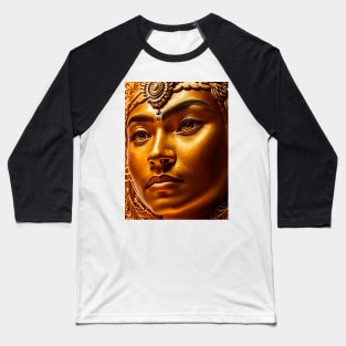 Golden face of the holy youth Buddha Baseball T-Shirt